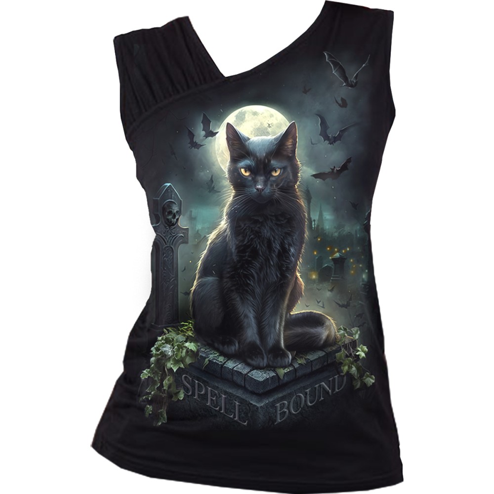 Spiral - Spell Bound Sleeveless top - Black